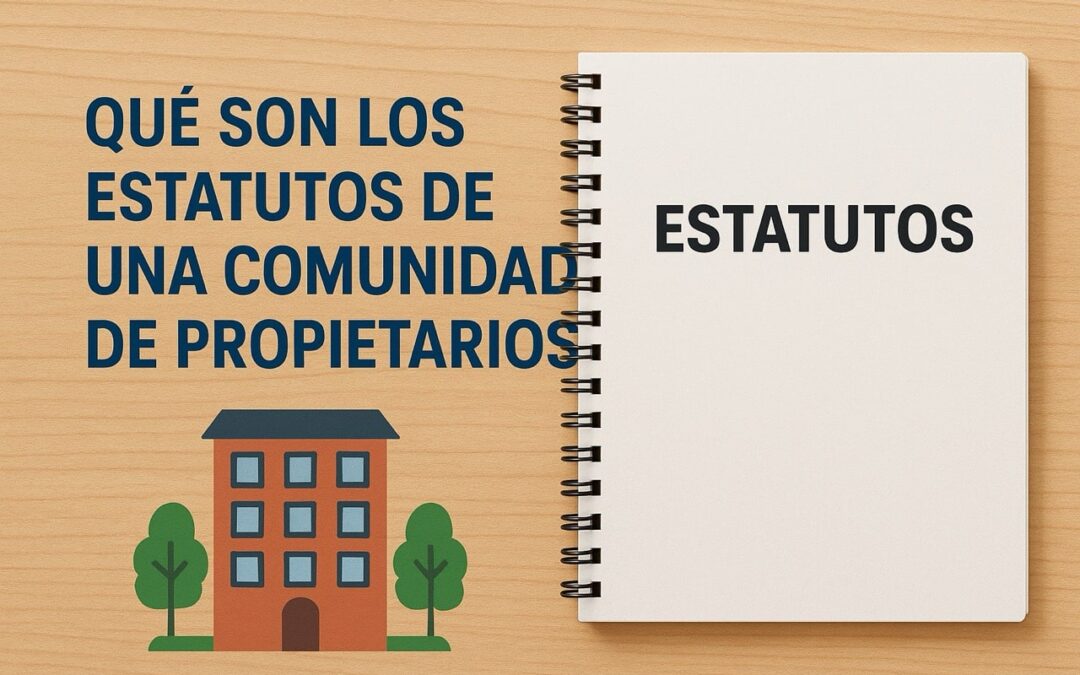 Qué son los estatutos de una comunidad de propietarios