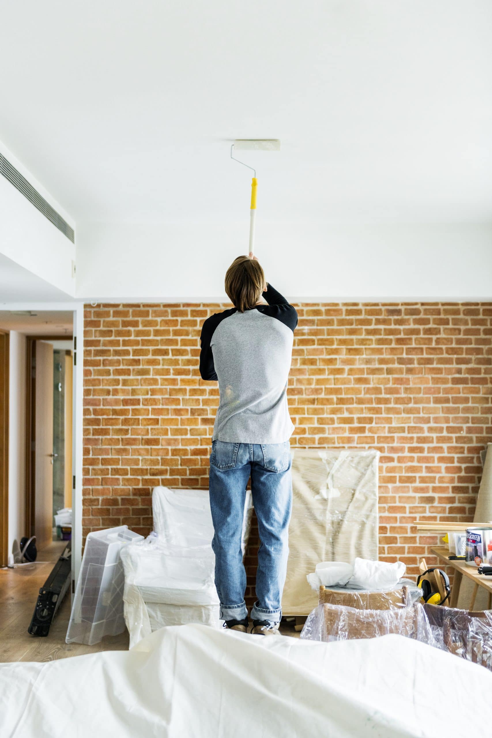 People renovating the house